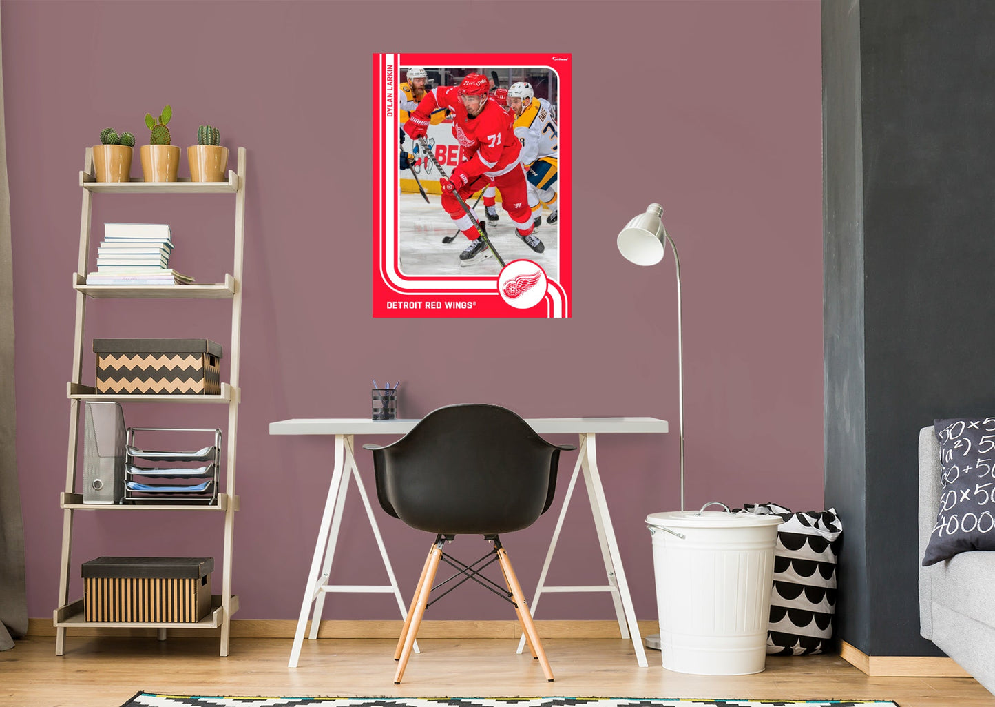 Detroit Red Wings: Dylan Larkin Poster - Officially Licensed NHL Removable Adhesive Decal