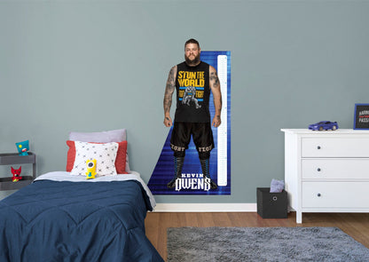 Kevin Owens  Growth Chart        - Officially Licensed WWE Removable Wall   Adhesive Decal