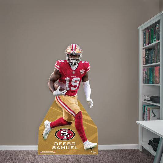 San Francisco 49ers: Deebo Samuel 2022  Life-Size   Foam Core Cutout  - Officially Licensed NFL    Stand Out