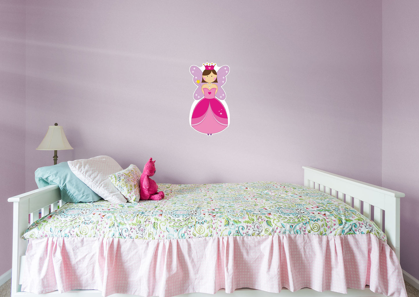 Nursery: Nursery Pink Fairy Icon        -   Removable     Adhesive Decal