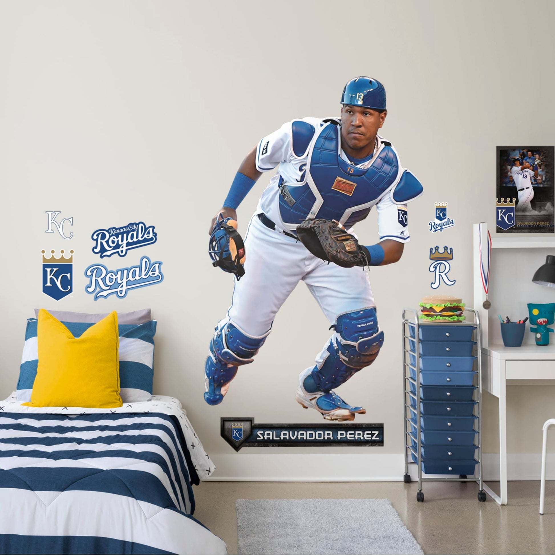 Salvador Perez: Catcher - Officially Licensed MLB Removable Wall Decal –  Fathead