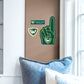 Wayne State Warriors: Foam Finger - Officially Licensed NCAA Removable Adhesive Decal