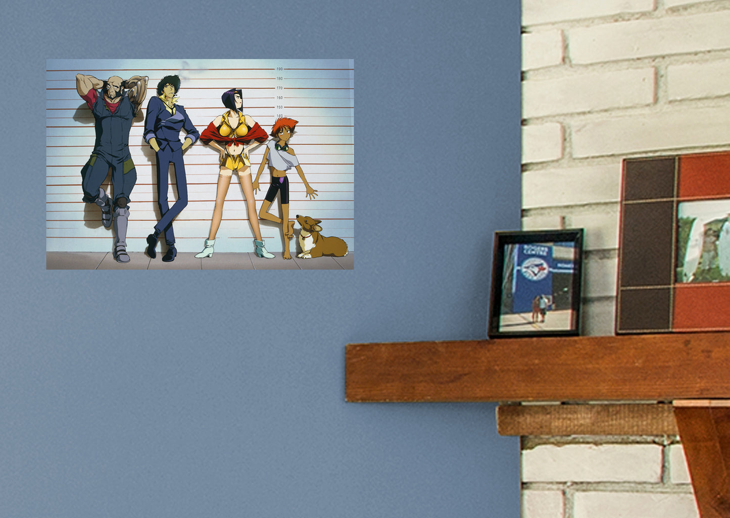 Cowboy Bebop: Lineup Group Mural        - Officially Licensed Funimation Removable Wall   Adhesive Decal