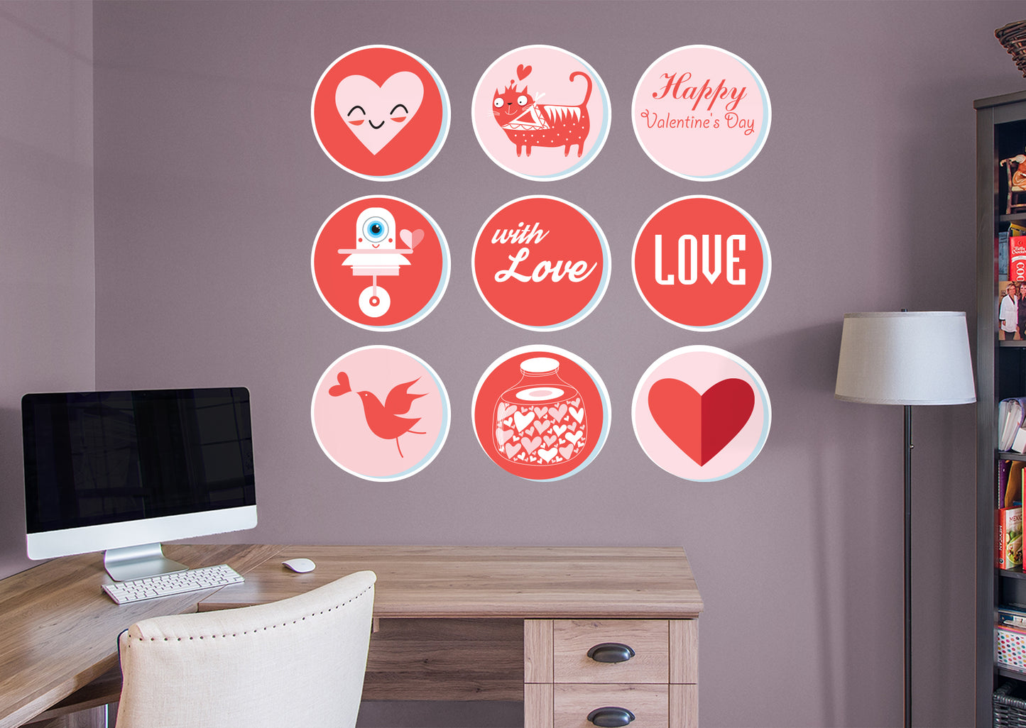 Valentine's Day: Love Collection - Removable Adhesive Decal