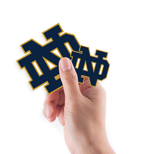 Sheet of 5 -U of Notre Dame: Notre Dame Fighting Irish 2021 Logo Minis        - Officially Licensed NCAA Removable    Adhesive Decal