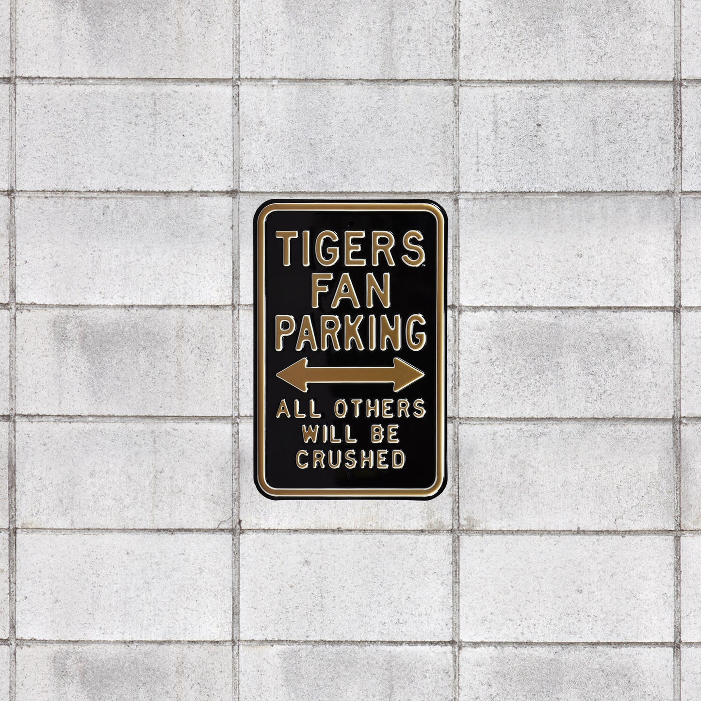 Missouri Tigers: Crushed Parking - Officially Licensed Metal Street Sign