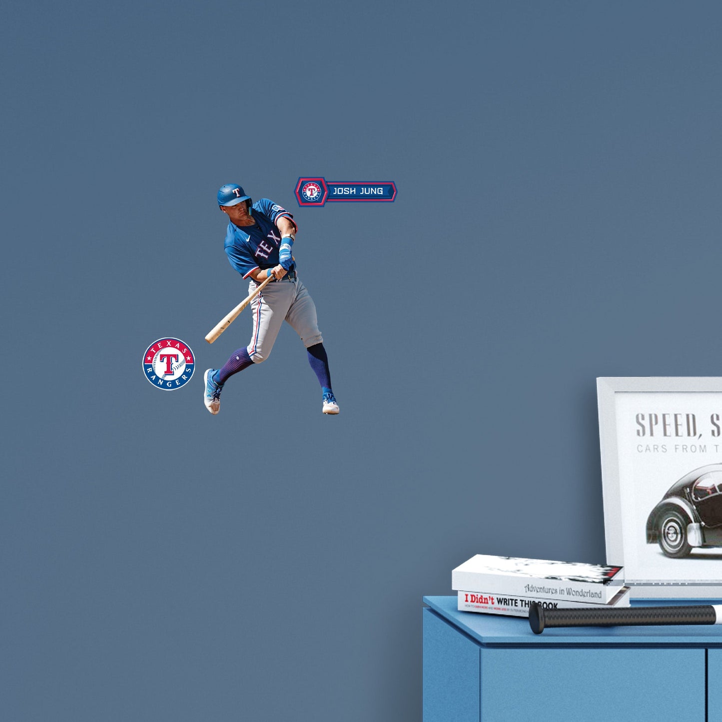 Texas Rangers: Josh Jung         - Officially Licensed MLB Removable     Adhesive Decal