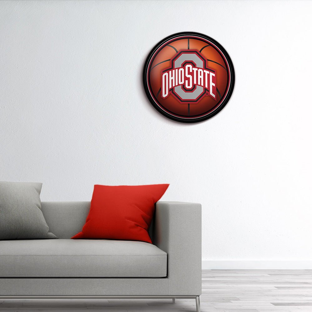 Ohio State Buckeyes: Basketball - Modern Disc Wall Sign - The Fan-Brand