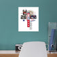 Harlem Globetrotters Collage Mural - Removable Adhesive Decal