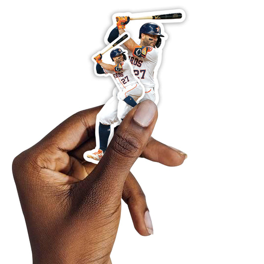 Houston Astros: José Altuve  Player Minis        - Officially Licensed MLB Removable     Adhesive Decal