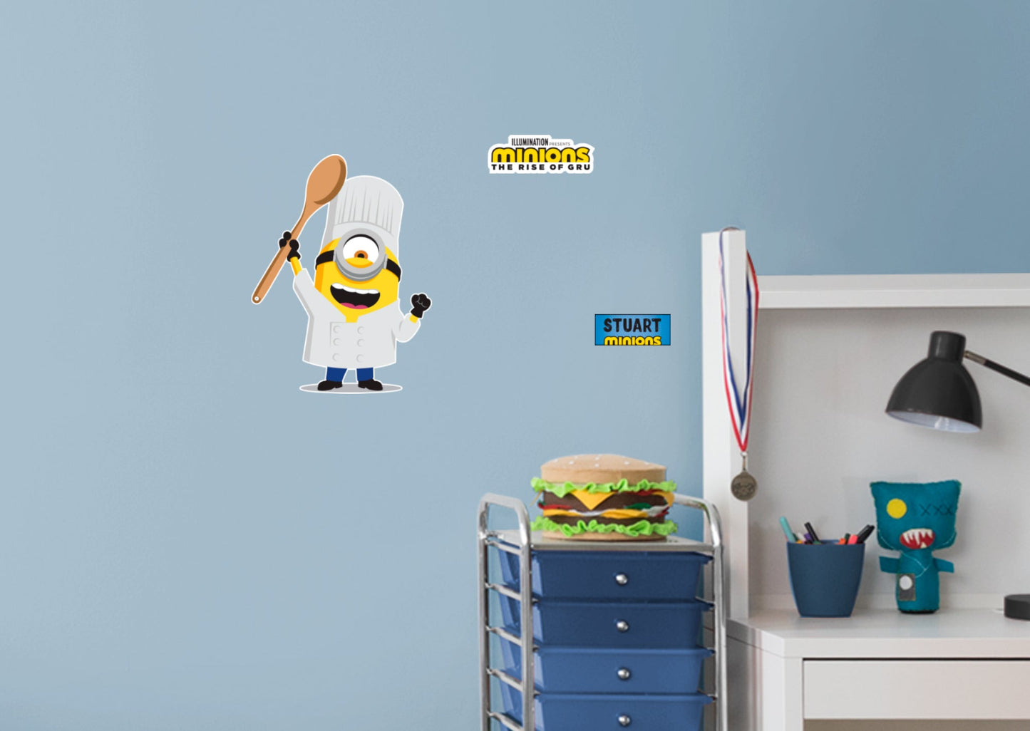 Minions: Stuart Chef - Officially Licensed NBC Universal Removable Adhesive Decal