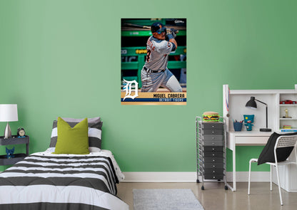 Detroit Tigers: Miguel Cabrera  GameStar        - Officially Licensed MLB Removable Wall   Adhesive Decal