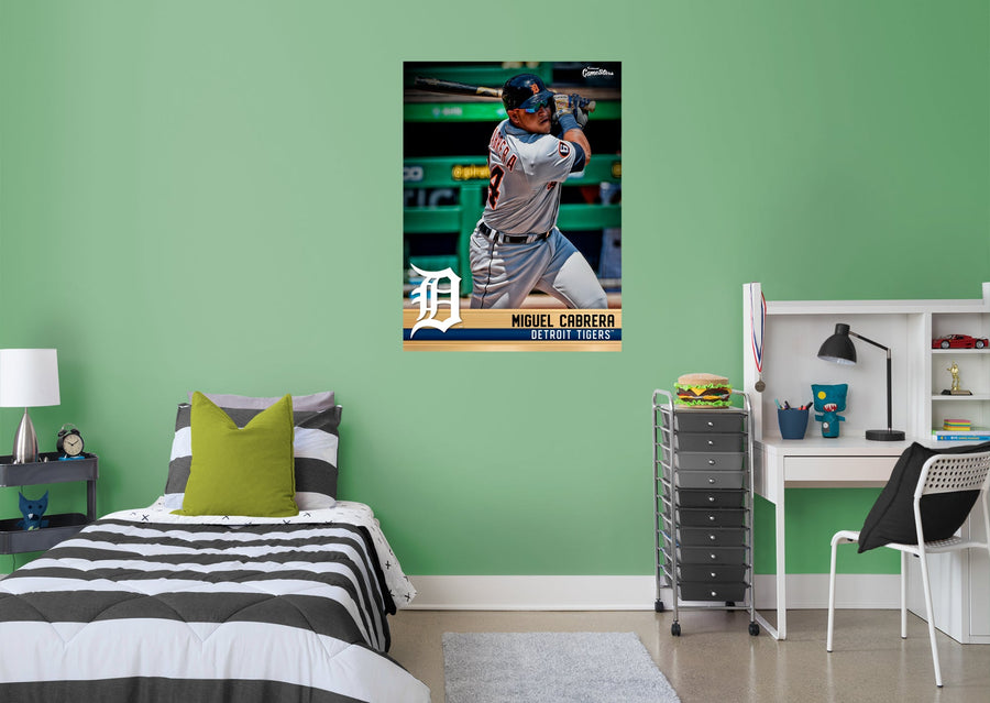 Miguel Cabrera - GameStars Series - Peel & Stick Poster - Official MLB - Detroit Tigers - Reusable Vinyl Wall Decal