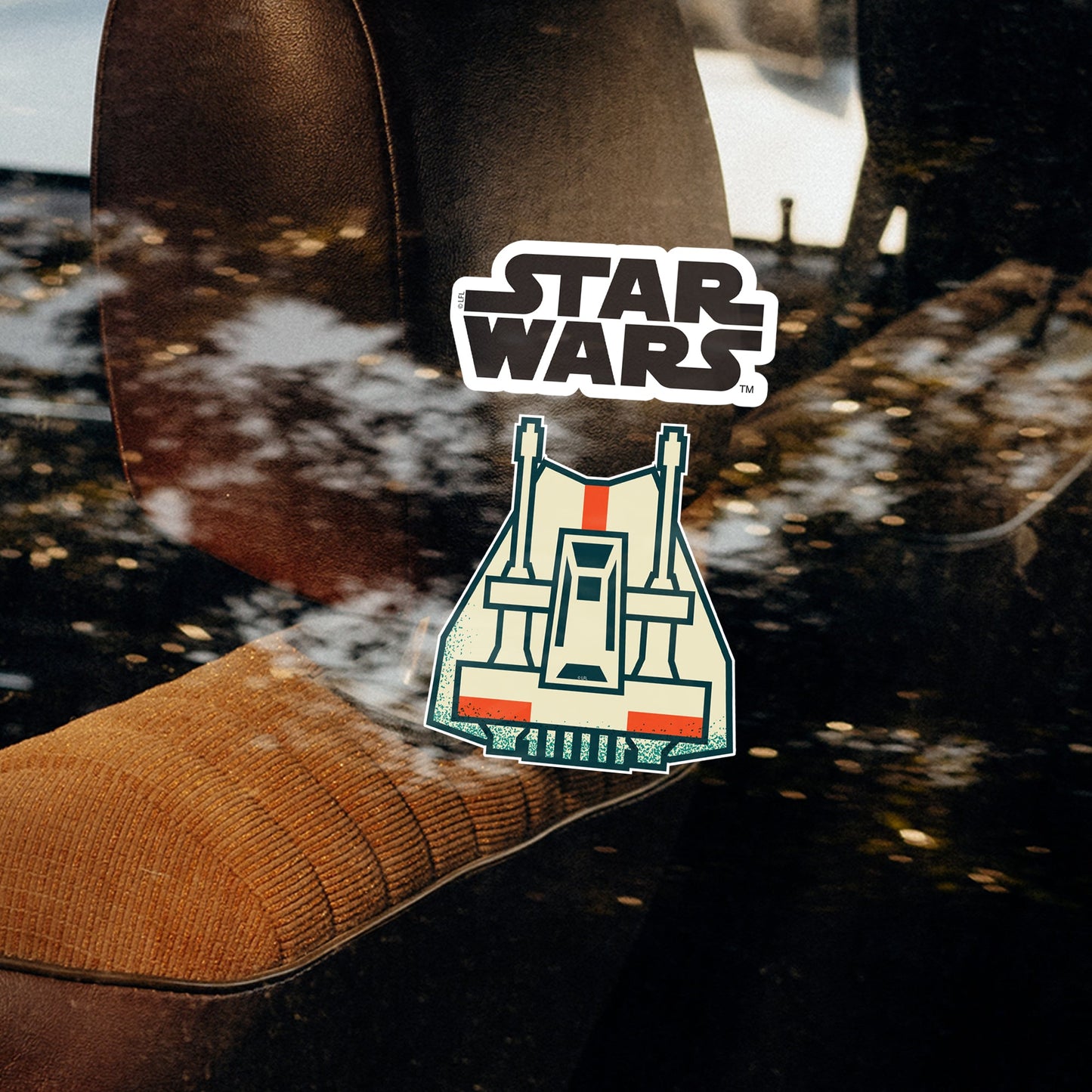 Star Wars: T 47 Snowspeeder Window Clings - Officially Licensed Disney Removable Window Static Decal