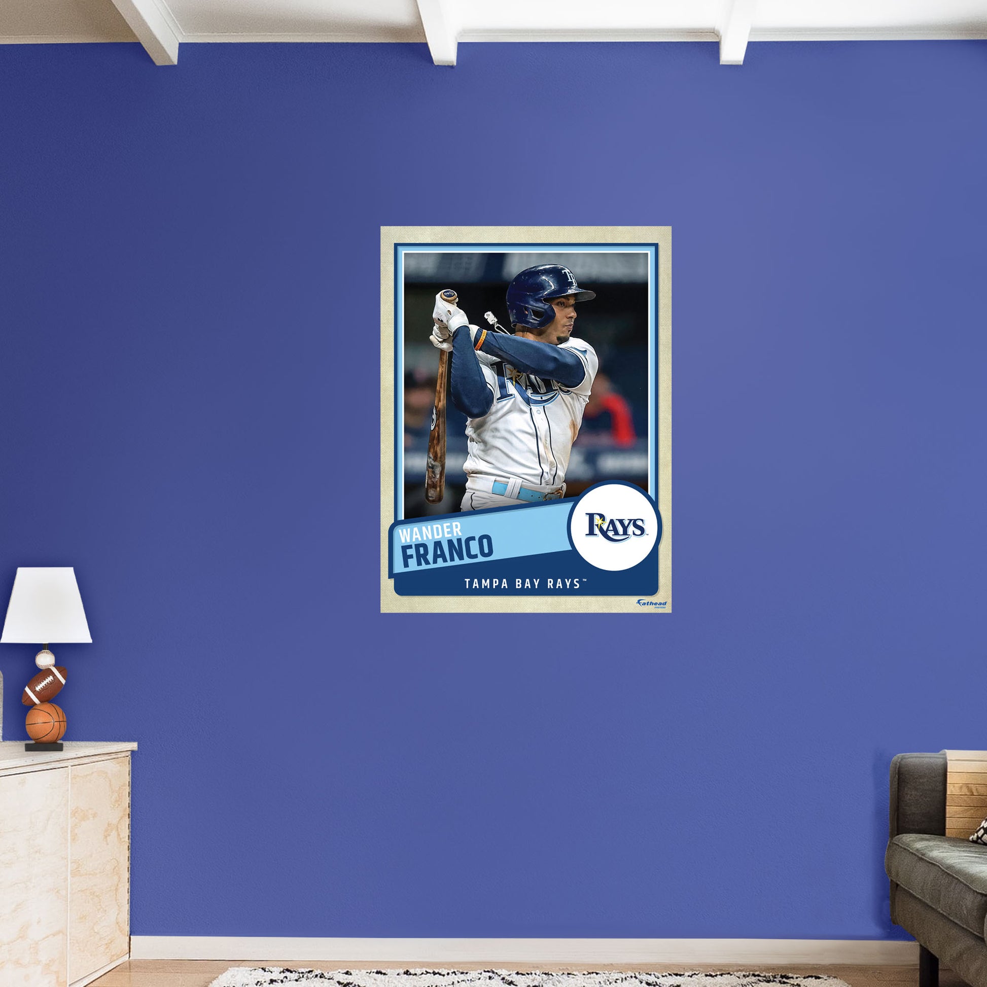 Tampa Bay Rays: Wander Franco 2022 Poster - Officially Licensed