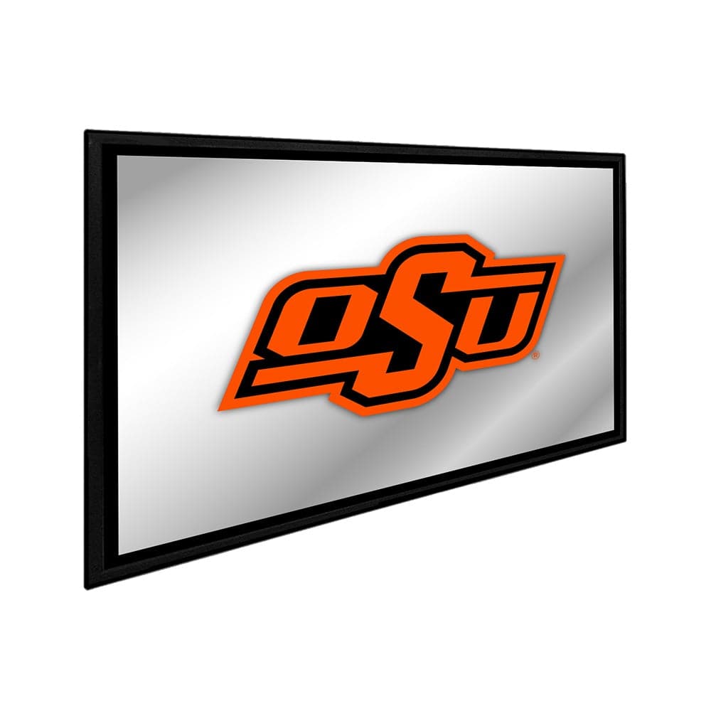 Oklahoma State Cowboys: Framed Mirrored Wall Sign - The Fan-Brand