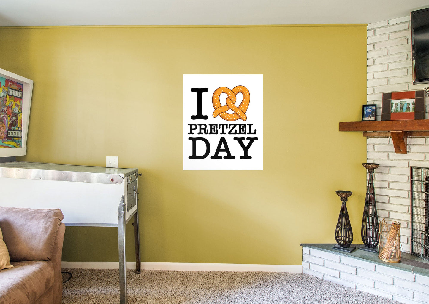 The Office:  Pretzel Day Mural        - Officially Licensed NBC Universal Removable Wall   Adhesive Decal