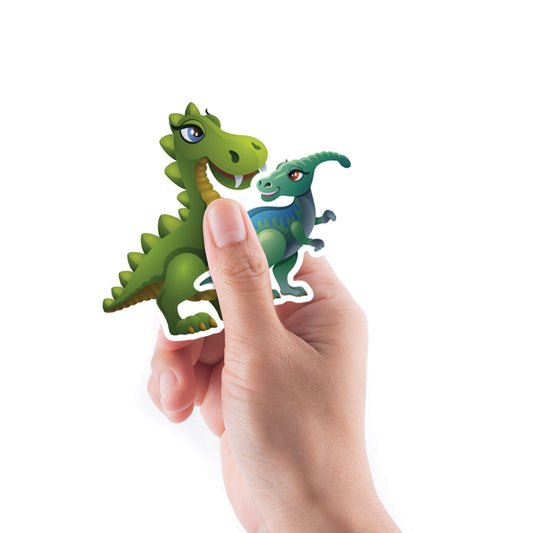 Sheet of 5 -Dinosaur: Dinosaur Friendly Vol 1 Minis        -   Removable    Adhesive Decal
