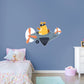 Nursery: Planes Bear Icon        -   Removable     Adhesive Decal