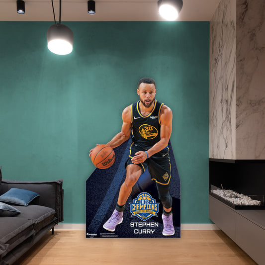 Golden State Warriors: Stephen Curry 2022 Champions  Life-Size   Foam Core Cutout  - Officially Licensed NBA    Stand Out