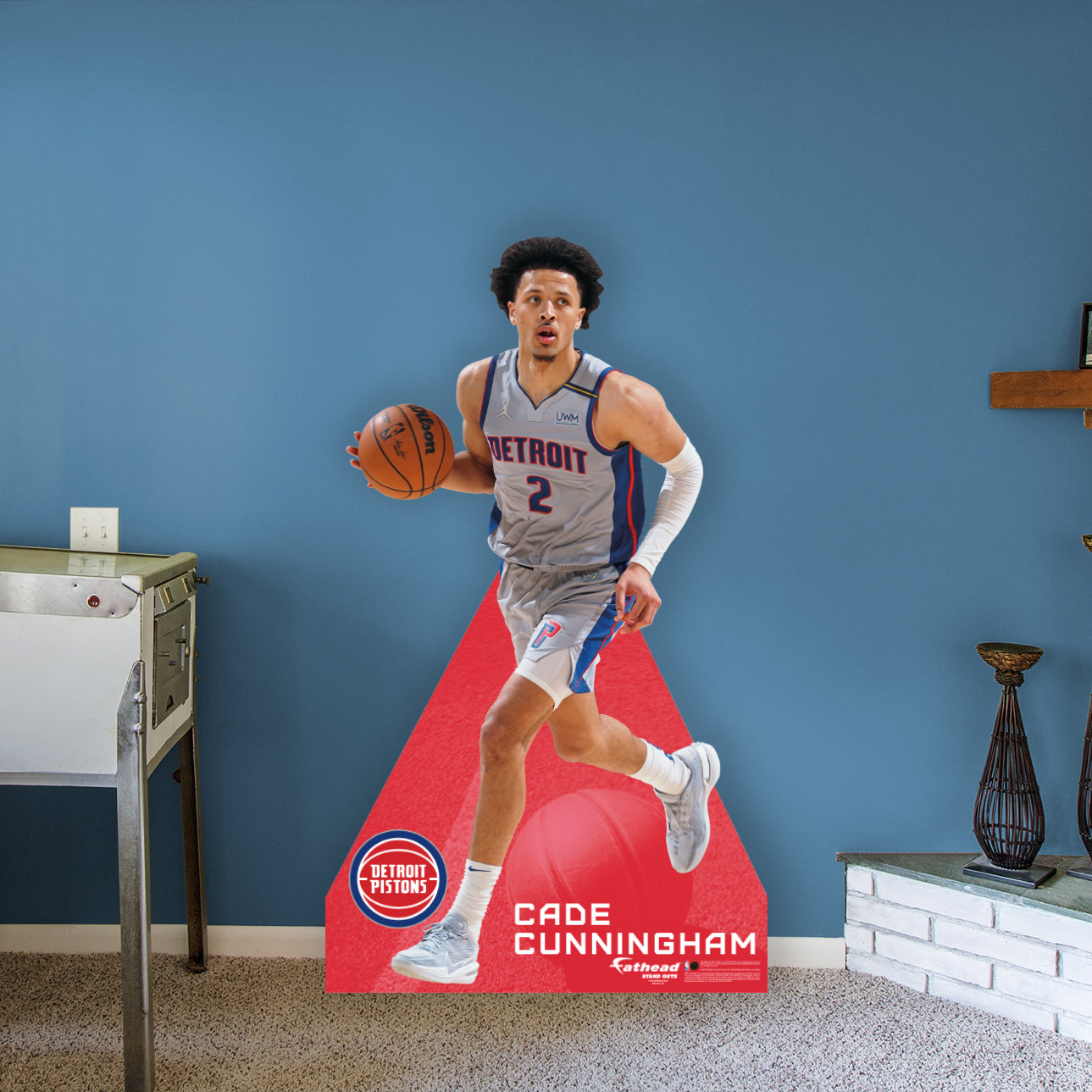 Detroit Pistons: Cade Cunningham 2022  Life-Size   Foam Core Cutout  - Officially Licensed NBA    Stand Out