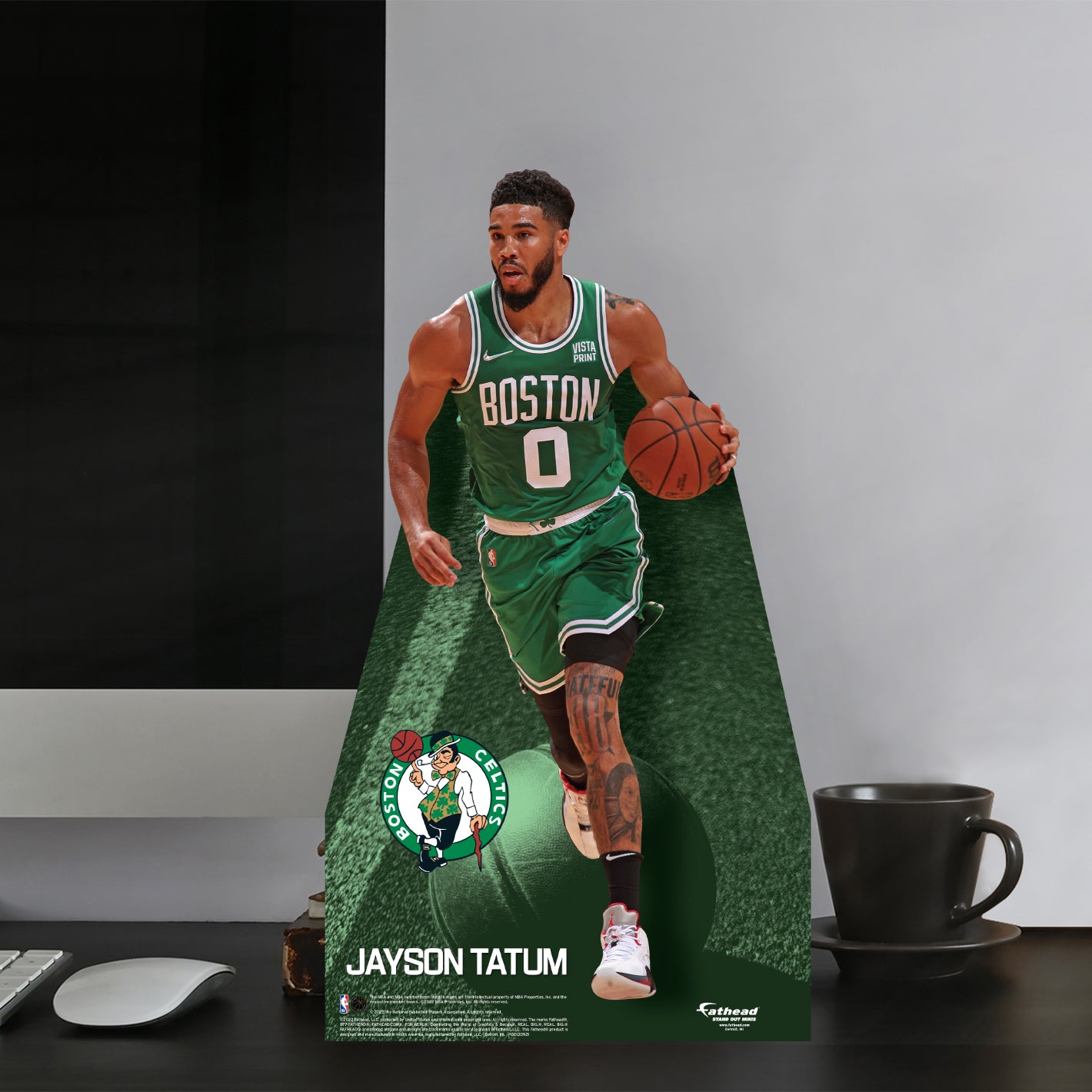 Boston Celtics: Jayson Tatum 2021  Mini   Cardstock Cutout  - Officially Licensed NBA    Stand Out