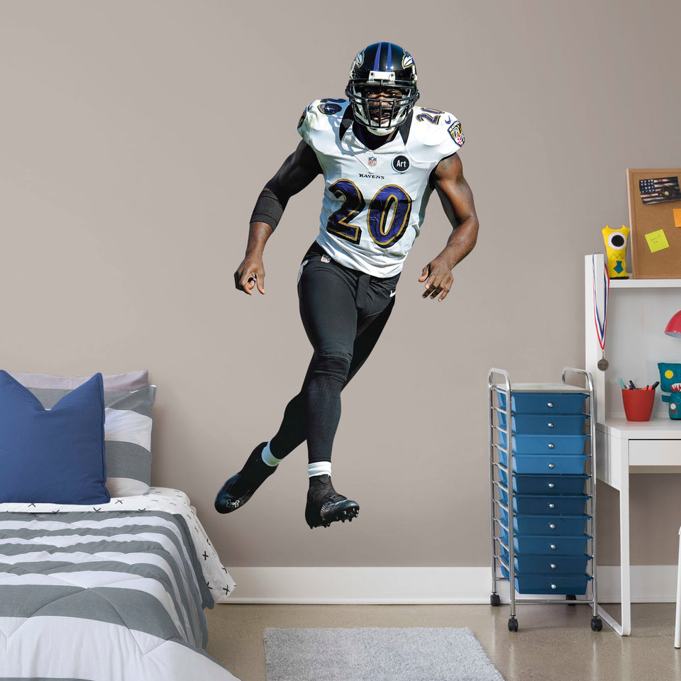 Life-Size Athlete + 2 Decals (42"W x 77"H)