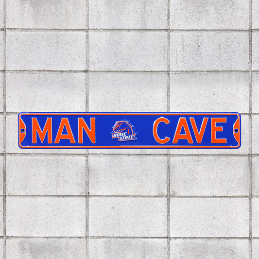 Boise State Broncos: Man Cave - Officially Licensed Metal Street Sign