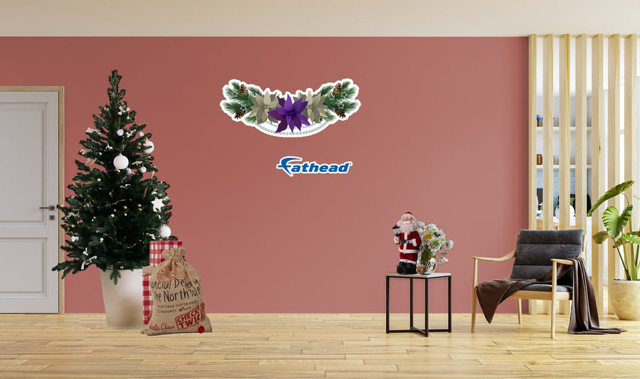 Christmas: White Pearls Icon - Removable Adhesive Decal