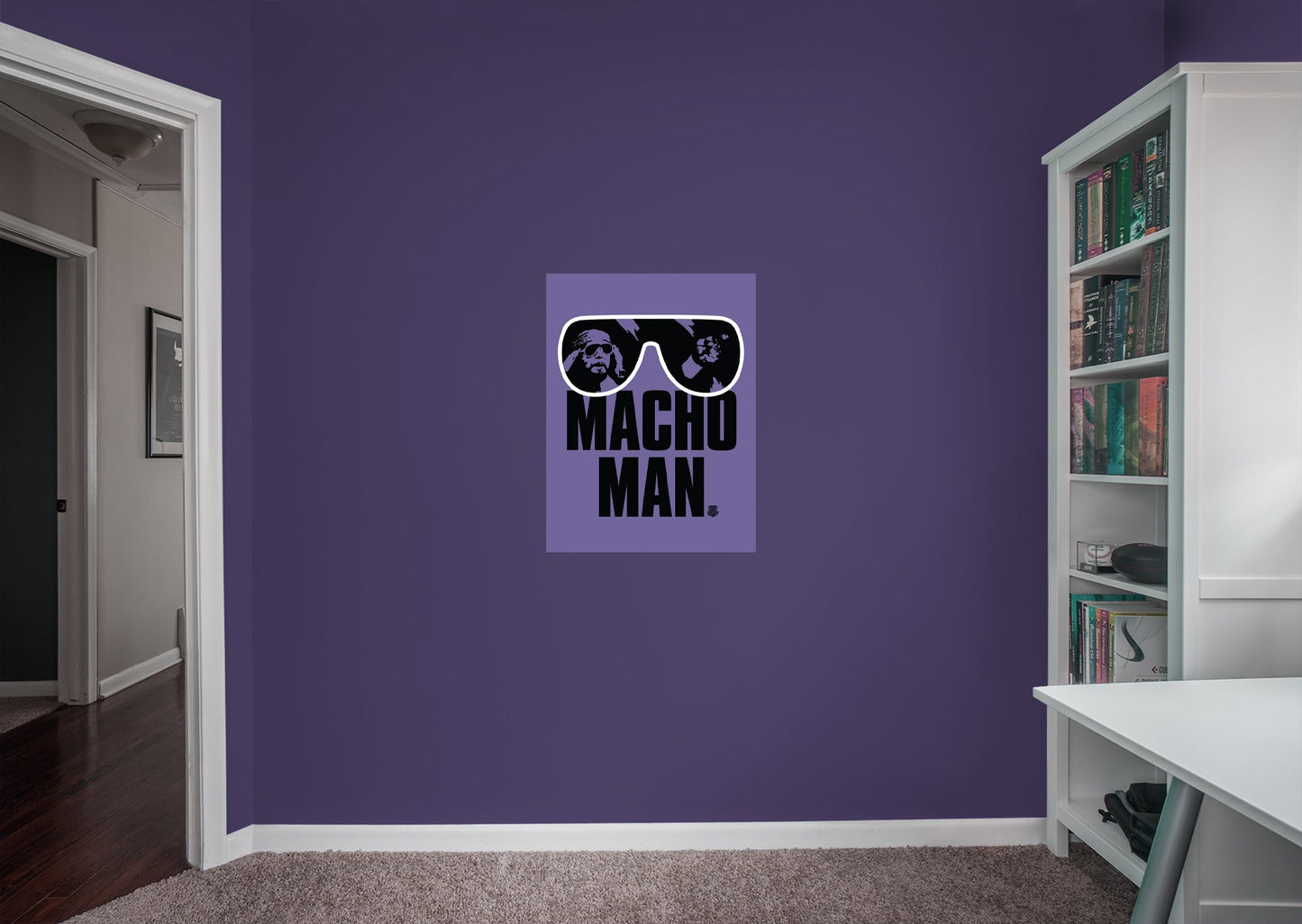 Macho Man Randy Savage  Sunglasses Mural        - Officially Licensed WWE Removable Wall   Adhesive Decal