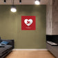 Valentine's Day: Red Cupid Mural        -   Removable     Adhesive Decal