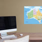 Maps: Australia Complex Map Mural        -   Removable Wall   Adhesive Decal