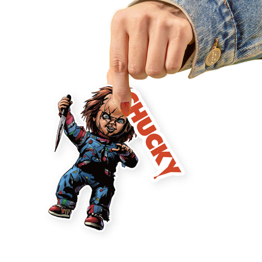 Chucky: Chucky Knife Minis        - Officially Licensed NBC Universal Removable     Adhesive Decal