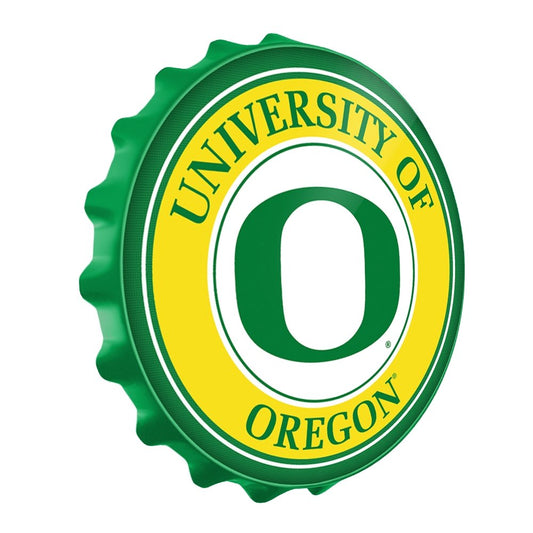 Oregon Ducks: Bottle Cap Wall Sign - The Fan-Brand