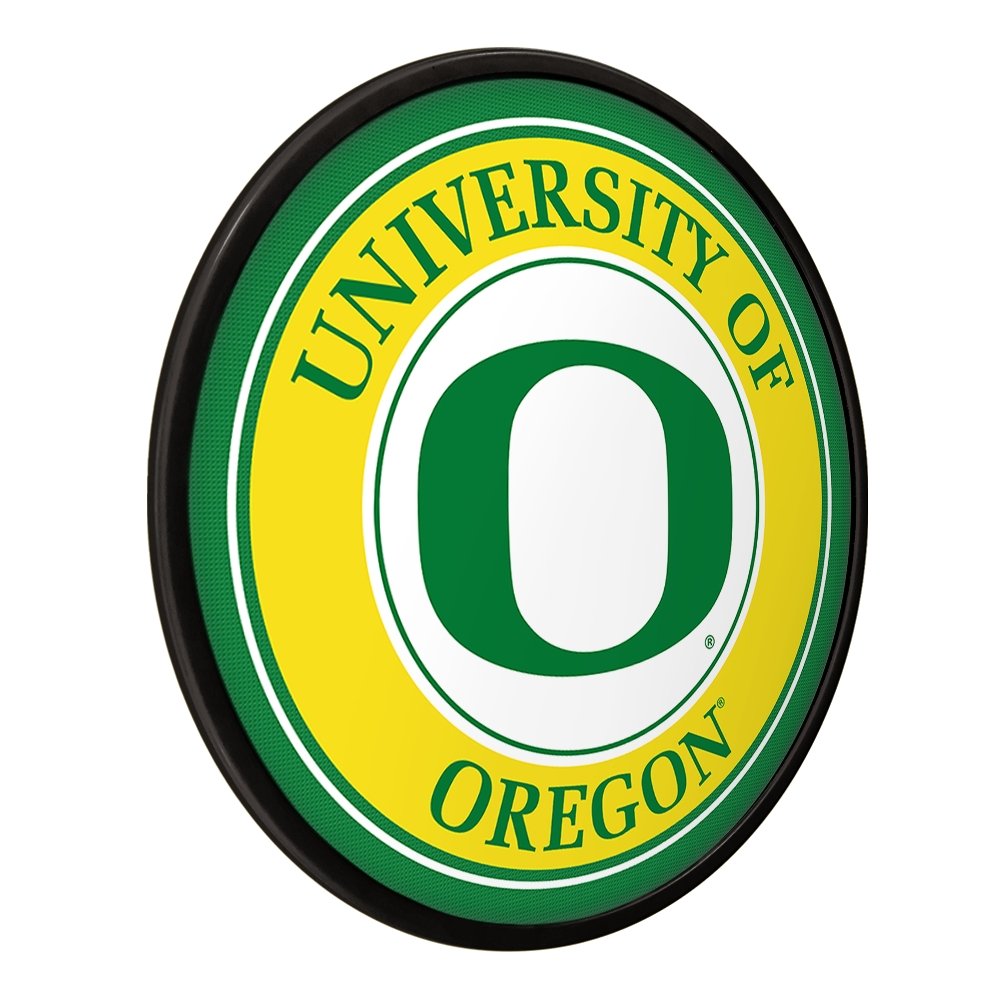 Oregon Ducks: Modern Disc Wall Sign - The Fan-Brand