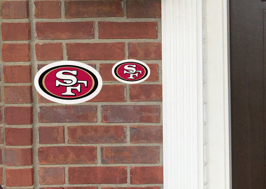 San Francisco 49ers:  Alumigraphic Logo Minis        - Officially Licensed NFL    Outdoor Graphic