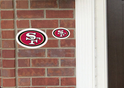 Fathead San Francisco 49ers 5-Piece Mini Alumigraphic Outdoor Decal Set