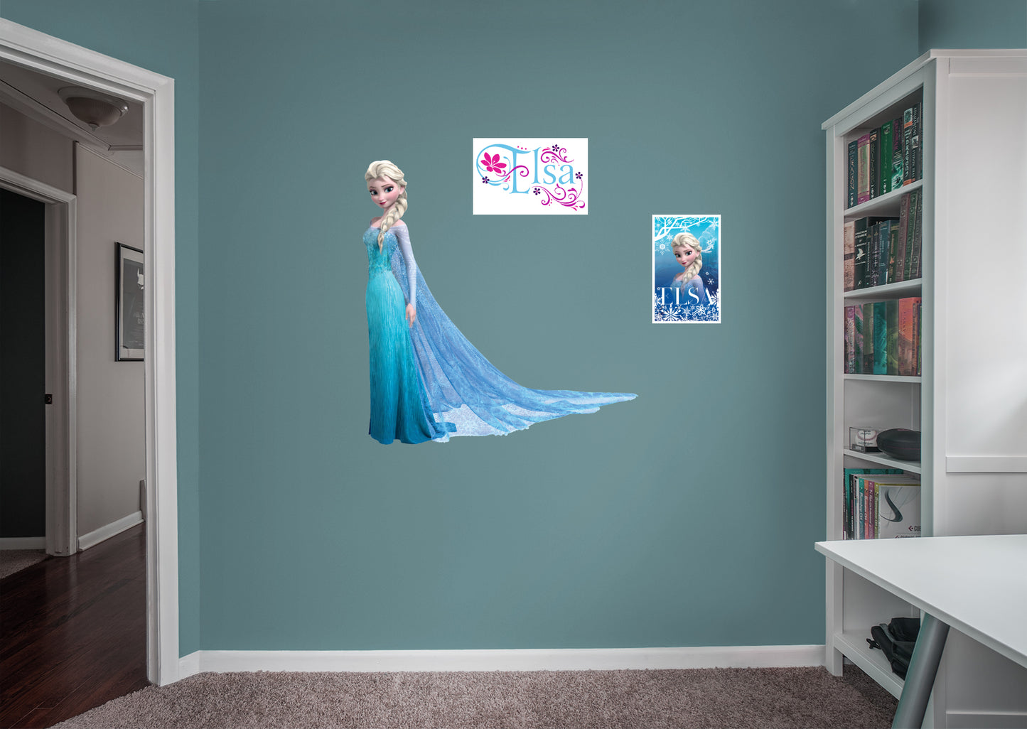 Frozen: Elsa RealBig        - Officially Licensed Disney Removable     Adhesive Decal