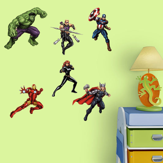 Avengers Assemble: Collection - Officially Licensed Removable Wall Decal