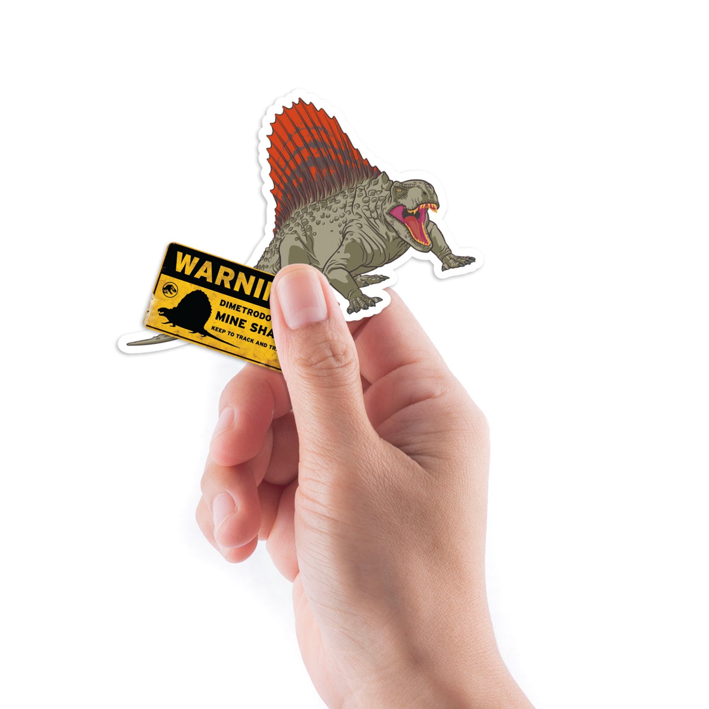 Sheet of 5 -Jurassic World Dominion: Dimetrodon Minis - Officially Licensed NBC Universal Removable Adhesive Decal