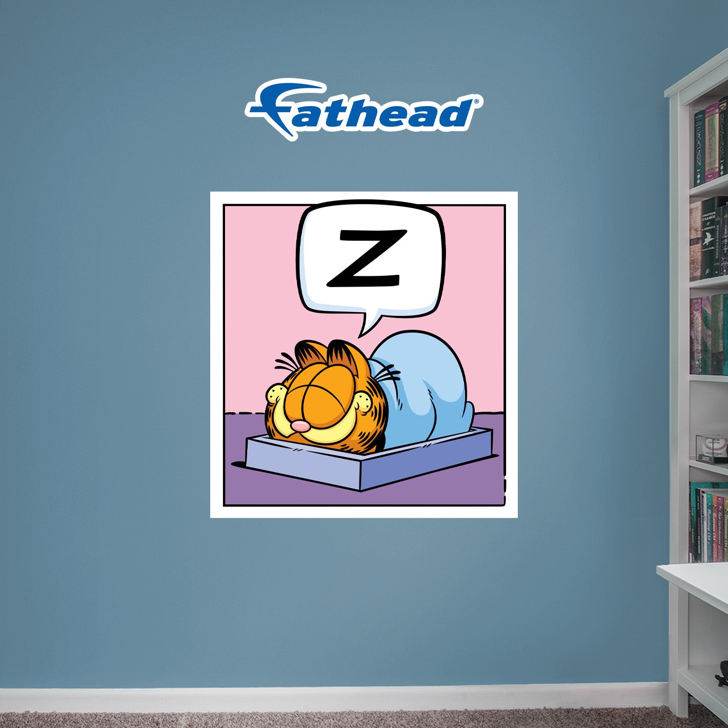 Garfield:  Sleeping Poster        - Officially Licensed Nickelodeon Removable     Adhesive Decal