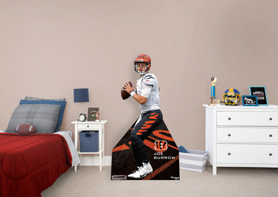 Joe Burrow - Life-Size Stand Out - Official NFL - Cincinnati Bengals - Foam Core Cutout