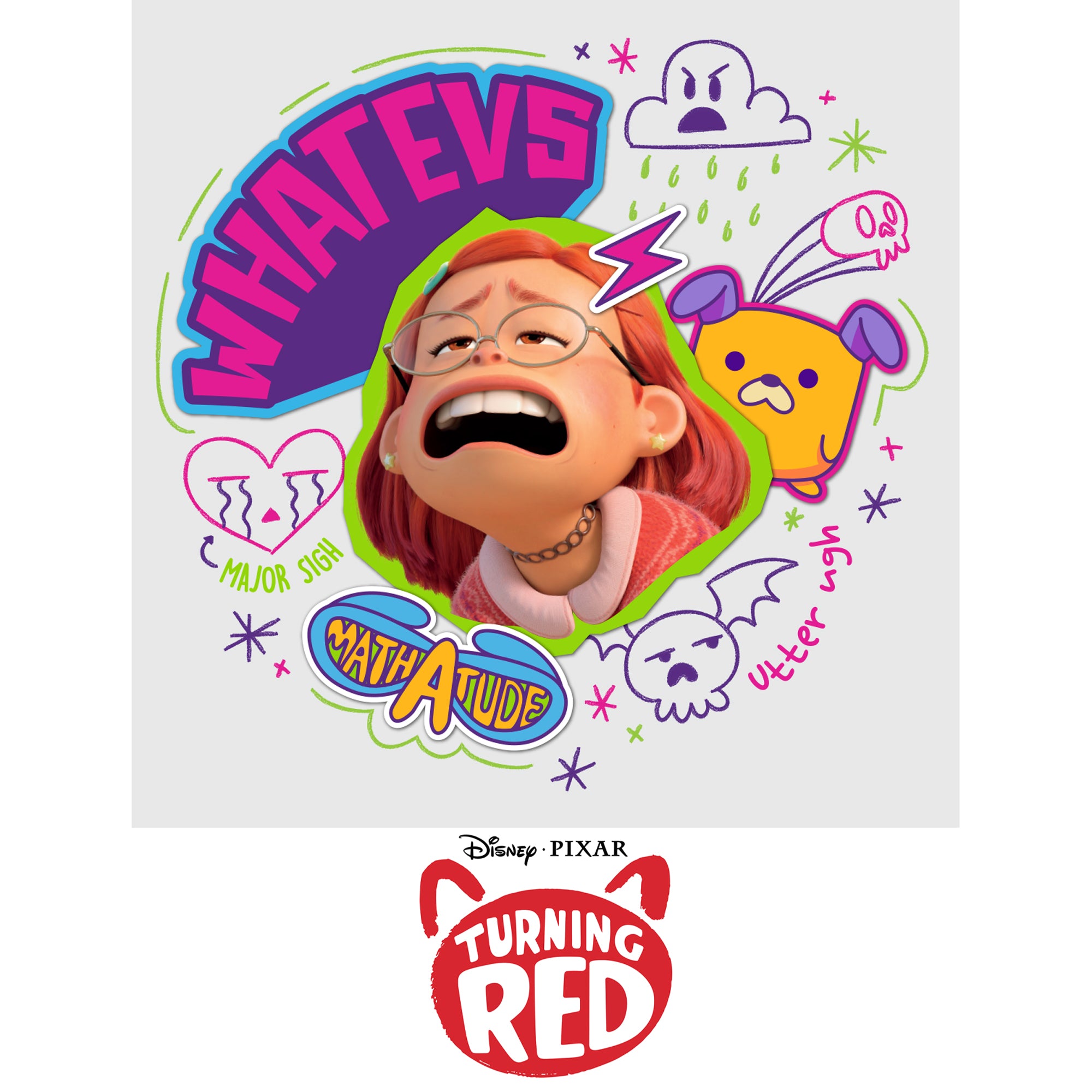 Turning Red: Meilin Whatevs Poster - Officially Licensed Disney Removable  Adhesive Decal