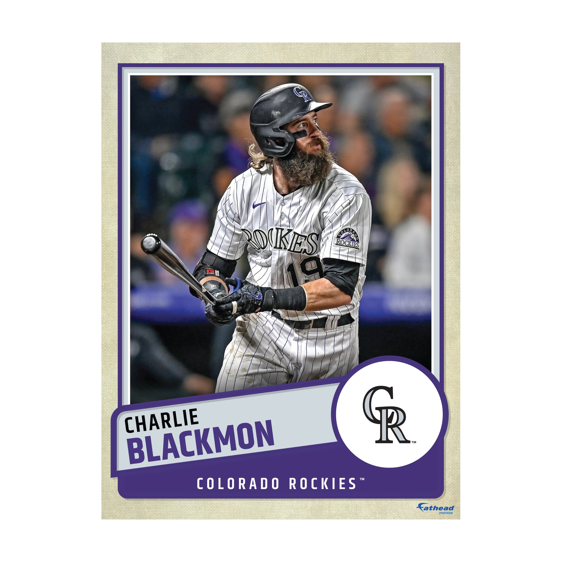 Colorado Rockies: Charlie Blackmon 2022 Poster - Officially Licensed M –  Fathead
