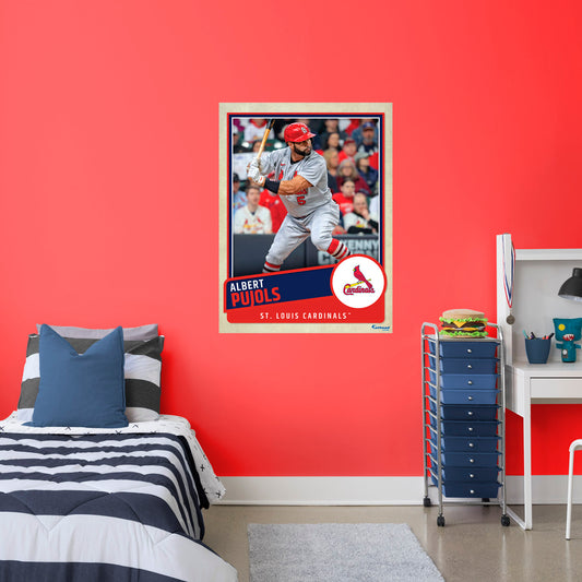 St. Louis Cardinals: Albert Pujols 2022 Poster        - Officially Licensed MLB Removable     Adhesive Decal