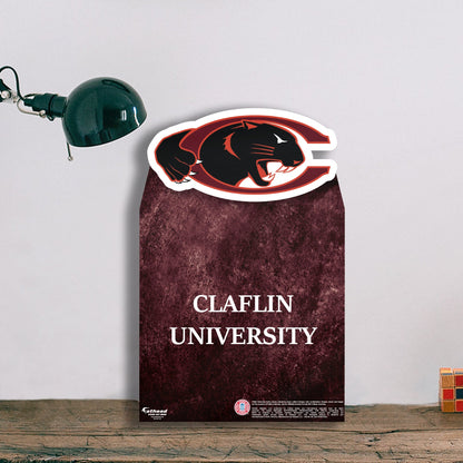 Claflin Panthers: Mini Cardstock Cutout - Officially Licensed NCAA Stand Out