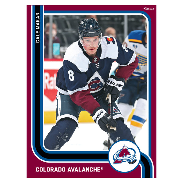 Colorado Avalanche Cale Makar 2021 - NHL Removable Wall Adhesive Wall Decal Large