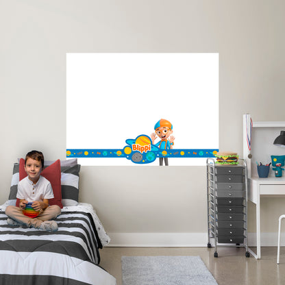 Blippi Space Dry Erase        - Officially Licensed Blippi Removable     Adhesive Decal