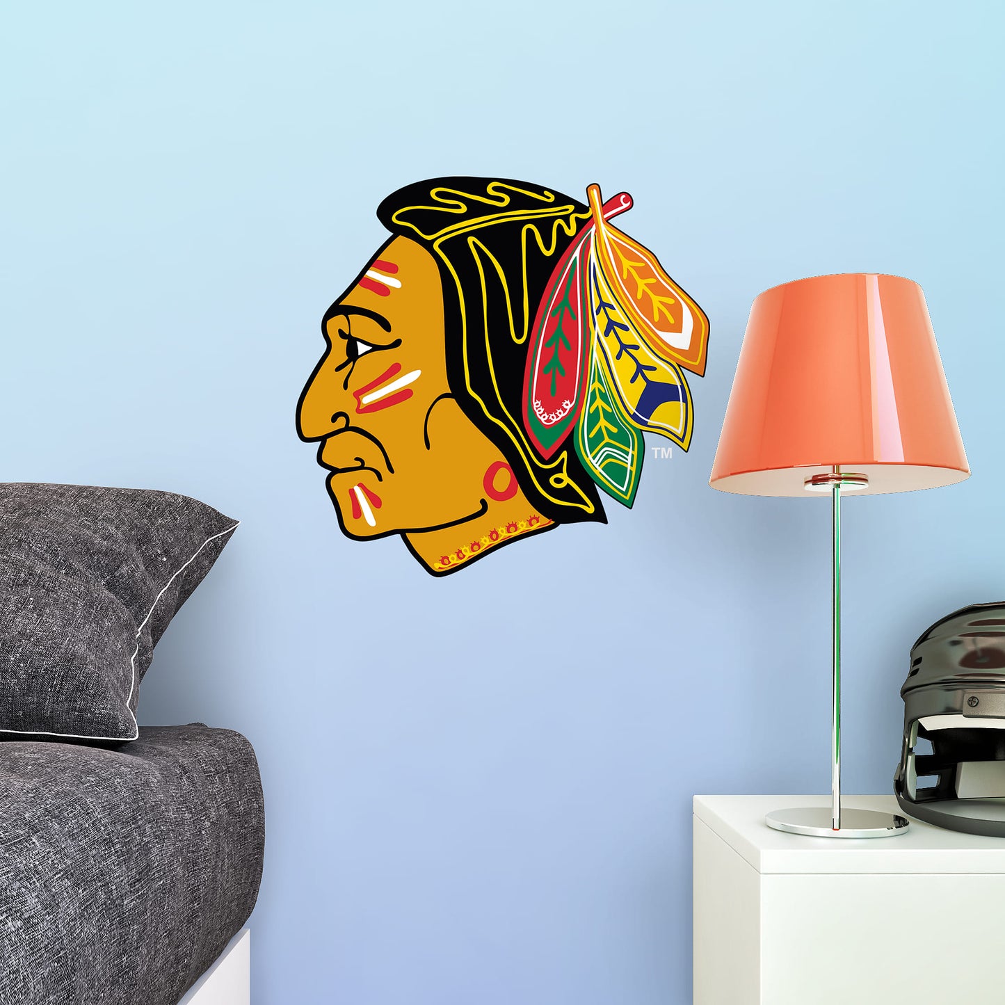 Chicago Blackhawks: 2017 Winter Classic Logo - Officially Licensed NHL Removable Wall Decal