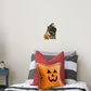 Halloween:  Pumpkin Pot Icon        -   Removable     Adhesive Decal